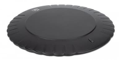 Manhattan Smartphone Wireless Charging Pad, 5W charging, QI certified, Black, Micro-USB to USB-A cable included, Micro-USB input into pad, USB-A wall charger/input required (not included), Cable 0.5m, Three Year Warranty view 3