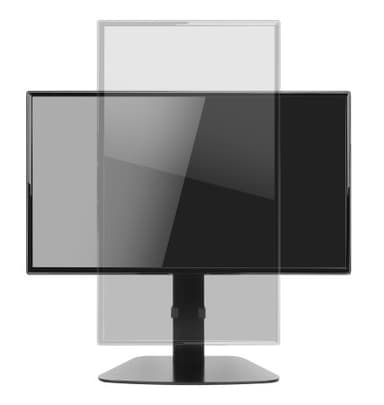 Manhattan Desk Mount for TV & Monitors (Gas Spring), Stand Assembly, Tilt/Swivel/Rotation/Height, For screens: 10" to 27", VESA compatibility: 75x75 and 100x100mm - check the dimensions of the four mounting holes on back of screen to ensure it fits, Max 8kg,Bracket view 4