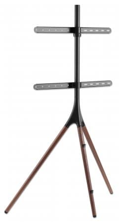 Manhattan Tripod Floor Mount for TV & Monitors, Stand Assembly, For screens: 37" to 65", VESA compatibility: all between 200x200 to 600x400mm - check the dimensions of the four mounting holes on back of screen to ensure it fits, Max 32kg, Black, LFD, Bracket view 5