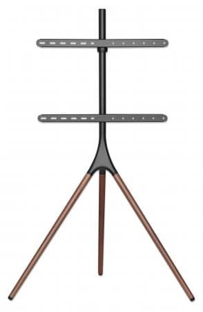 Manhattan Tripod Floor Mount for TV & Monitors, Stand Assembly, For screens: 37" to 65", VESA compatibility: all between 200x200 to 600x400mm - check the dimensions of the four mounting holes on back of screen to ensure it fits, Max 32kg, Black, LFD, Bracket view 4