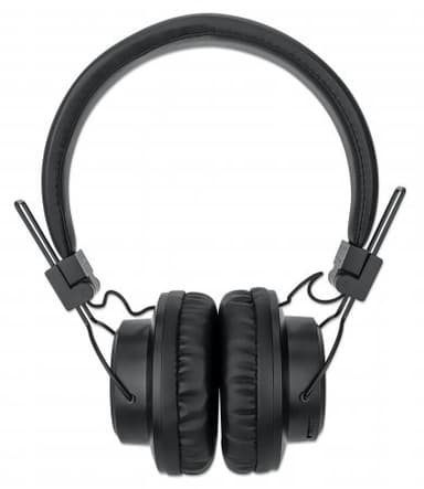 Manhattan Bluetooth On-Ear Headset, Microphone, FM Radio, Integrated Controls, 8 hour usage time, Max Range 10m, MicroSD Card slot, 3.5mm Aux port, Bluetooth v5.0, USB-A charging cable included, Three Year Warranty view 5