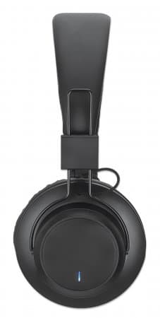 Manhattan Bluetooth On-Ear Headset, Microphone, FM Radio, Integrated Controls, 8 hour usage time, Max Range 10m, MicroSD Card slot, 3.5mm Aux port, Bluetooth v5.0, USB-A charging cable included, Three Year Warranty view 6