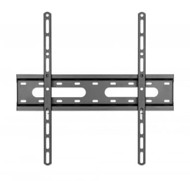 Manhattan Wall Mount for TV & Monitors (Fixed Low Profile), For screens 32" to 55", VESA compatibility: all between 75x75mm to 400x400mm - check the dimensions of the four mounting holes on back of screen to ensure it fits, Max 45kg, Black, Bracket view 4