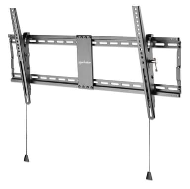 Manhattan Wall Mount for TV & Monitors (Tiltable Low Profile), For screens 37" to 100", VESA compatibility: all between 200x200mm to 800x400mm - check the dimensions of the four mounting holes on back of screen to ensure it fits, Max 70kg, Bracket view 3