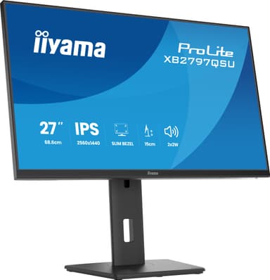 iiyama ProLite XB2797QSU-B1 computer monitor 68.6 cm (27") 2560 x 1440 pixels Quad HD LED Black view 9