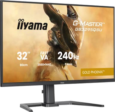 iiyama G-MASTER GB3295QSU-B1 computer monitor 80 cm (31.5") 2560 x 1440 pixels Quad HD LED Black view 4