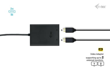 i-tec USB-C Dual 4K/60Hz (single 8K/30Hz) DP Video Adapter view 9