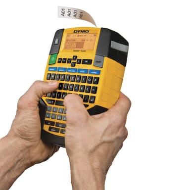 DYMO RHINO 4200 Industrial Label Maker | QWERTY Keyboard & Time-Saving Hot Keys | Durable Label Printer for Job Sites and Heavy-Duty Labelling Jobs view 4