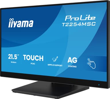 iiyama T2254MSC-B2AG computer monitor 54.6 cm (21.5") 1920 x 1080 pixels Full HD LED Touchscreen Black view 9