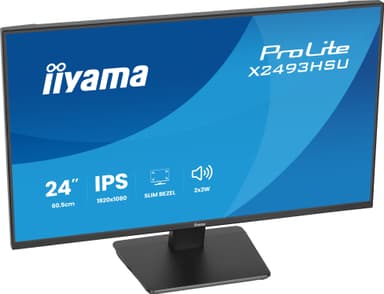 iiyama ProLite X2493HSU-B1 computer monitor 60.5 cm (23.8") 1920 x 1080 pixels Full HD LED Black view 8