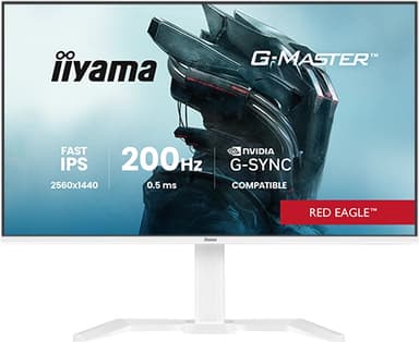 iiyama G-MASTER GB2771QSU-W1 computer monitor 68.6 cm (27") 2560 x 1440 pixels Wide Quad HD LCD White view 2