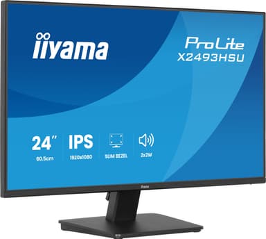iiyama ProLite X2493HSU-B1 computer monitor 60.5 cm (23.8") 1920 x 1080 pixels Full HD LED Black view 5