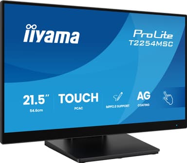 iiyama T2254MSC-B2AG computer monitor 54.6 cm (21.5") 1920 x 1080 pixels Full HD LED Touchscreen Black view 5