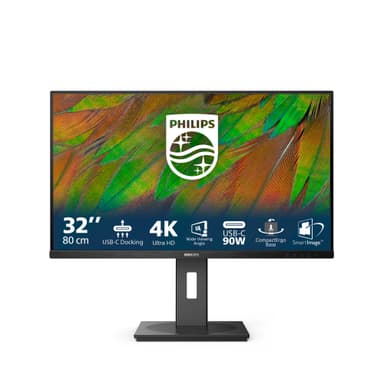 Philips 3000 series 32B1U3900/00 computer monitor 80 cm (31.5") 3840 x 2160 pixels 4K Ultra HD LCD Black view 2