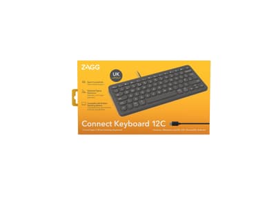 ZAGG Connect 12C keyboard Universal USB QWERTY UK English Black view 5