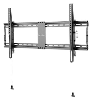 Manhattan Wall Mount for TV & Monitors (Tiltable Low Profile), For screens 37" to 100", VESA compatibility: all between 200x200mm to 800x400mm - check the dimensions of the four mounting holes on back of screen to ensure it fits, Max 70kg, Bracket view 2
