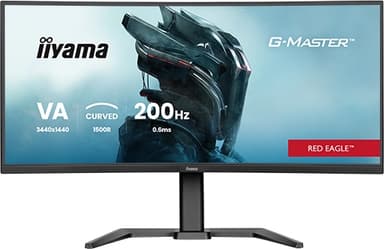 iiyama G-MASTER GCB3484WQSU-B2 computer monitor 86.4 cm (34") 3440 x 1440 pixels UltraWide Quad HD LCD Black view 2