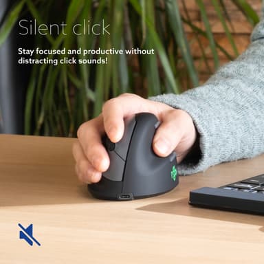 R-Go Tools Ergonomic mouse R-Go HE Break with break software, large (hand size ≥ 185 mm), right-handed, Bluetooth, black view 10