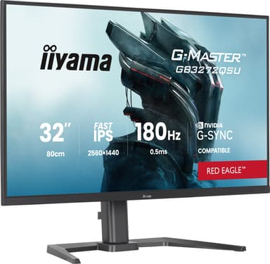 iiyama G-MASTER GB3272QSU-B1 computer monitor 80 cm (31.5") 2560 x 1440 pixels Quad HD LED Black view 4
