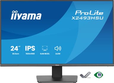 iiyama ProLite X2493HSU-B1 computer monitor 60.5 cm (23.8") 1920 x 1080 pixels Full HD LED Black view 3
