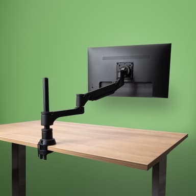 R-Go Tools Monitor arm R-Go Caparo Single, fully adjustable with gas spring, 3-9 kg load capacity, 100% circular, black view 2