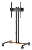 Manhattan Trolley Mount Stand for TV & Monitors, For screens: 34" to 55", VESA compatibility: all between 200x200 to 400x400mm - check the dimensions of the four mounting holes on back of screen to ensure it fits, Max 35kg, Height-adjustable to four levels, Bracket