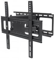 Manhattan Wall Mount for TV & Monitors (Full Motion), For screens 32" to 55", VESA compatibility: all between 200x200mm to 400x400mm - check the dimensions of the four mounting holes on back of screen to ensure it fits, Max 50kg, Black, Bracket, Lifetime Warranty