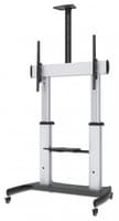 Manhattan Trolley Mount Stand for TV & Monitors, For screens: 60" to 100",VESA compatibility:all between 200x200 to 800x600mm -check the dimensions of the four mounting holes on back of screen to ensure it fits,Max 100kg,Height adjustable 1200 to 1685mm,LFD,Bracket view 1
