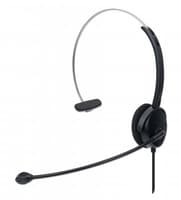 Manhattan Mono On-Ear Headset (USB), Microphone Boom (padded), Retail Box Packaging, Adjustable Headband, In-Line Volume Control, Ear Cushion, USB-A for both sound and mic use, cable 1.5m, Three Year Warranty view 1