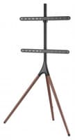 Manhattan Tripod Floor Mount for TV & Monitors, Stand Assembly, For screens: 37" to 65", VESA compatibility: all between 200x200 to 600x400mm - check the dimensions of the four mounting holes on back of screen to ensure it fits, Max 32kg, Black, LFD, Bracket