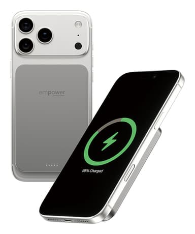 PanzerGlass empower™ by ® empower™ Bank | 5000mAh | Titanium Wireless charging view 4