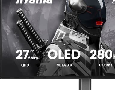iiyama G-MASTER GOB2701QSC-B1 computer monitor 68.6 cm (27") 2560 x 1440 pixels 2K Ultra HD OLED Black view 10