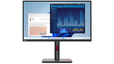 Lenovo ThinkVision T27p-30 computer monitor 68.6 cm (27") 3840 x 2160 pixels 4K Ultra HD LED Black view 1