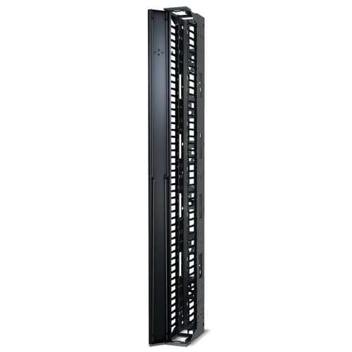 APC Performance,Vertical Cable Manager for 2 & 4 Post Racks, 84"H x 6"W, Single-Sided with Door