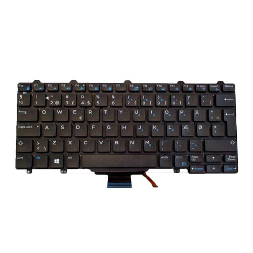 Origin Storage N/B KBD Latitude E5450 Danish 83 Keys Non Backlit Single Point