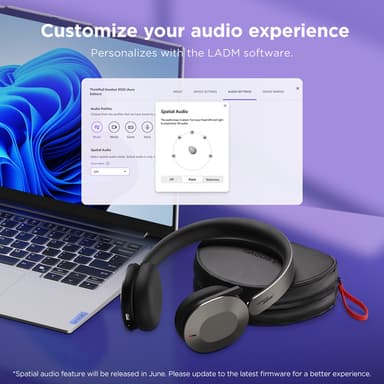Lenovo 4XD1T60925 headphones/headset Wireless Head-band Office/Call center USB Type-C Bluetooth Grey view 21