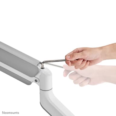 Neomounts DS70PLUS-450WH1 Monitor arm 17-49" - gas spring - Topfix - 180°-stop view 5