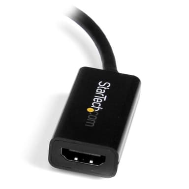 StarTech.com Mini DisplayPort to HDMI Adapter - Active mDP to HDMI Video Converter - 4K 30Hz - Mini DP or Thunderbolt 1/2 Mac/PC to HDMI Monitor/TV/Display - mDP 1.2 to HDMI Adapter Dongle view 3