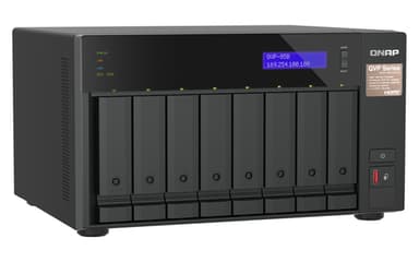 QNAP QVP-85B NAS/storage server Tower Intel® Core™ i5 32 GB DDR4 0 TB QVR Pro Black view 3