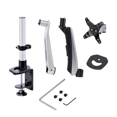 StarTech.com Desk Mount Monitor Arm For 27in 16:9 or 30in 21:9 Ultrawide Screens, VESA 75x75/100x100, Tool-Less Mechanical Spring Arm, C-Clamp/Grommet, TAA view 13