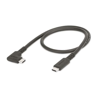 StarTech.com 1.6ft (50cm) Rugged Right Angle USB-C Cable, USB 3.2 Gen 2 (10 Gbps), Full-Featured USB C to C Data transfer Cable, 4K 60Hz DP Alt Mode, 100W Power Delivery - 90 Degree USB Type-C Cable view 11