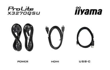 iiyama ProLite X3270QSU-B1 computer monitor 80 cm (31.5") 2560 x 1440 pixels Wide Quad HD LED Black view 14