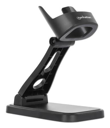 Manhattan Adjustable Barcode Scanner Stand, Height and Angle Adjustable, suitable for barcode scanner products 153997, 154116 and 154185, Black, Lifetime Warranty view 2