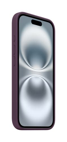 Apple iPhone 16 Silicone Case with MagSafe - Plum view 1