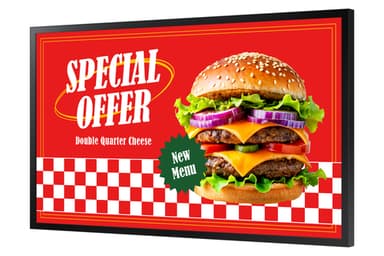 Samsung OH55DX Digital signage flat panel 139.7 cm (55") LCD 3500 cd/m² Full HD Black Tizen 24/7 view 4