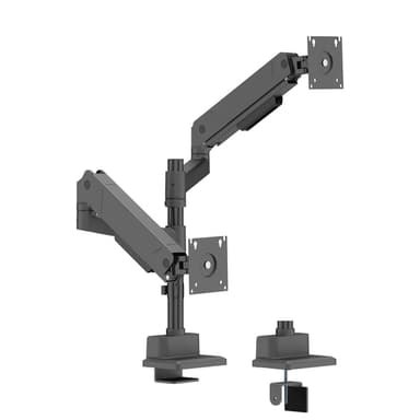 Origin Storage Gas Spring Dual Monitor Arm with VESA 75x75 and 100x100 view 7