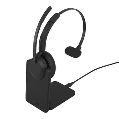 Jabra Evolve3 45 UC - USB-A with Dongle - Mono (Charging Stand) view 2