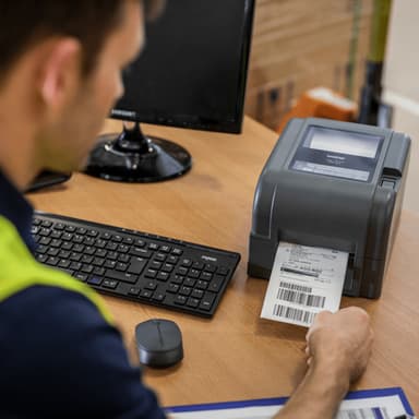 Brother TD-4420TN label printer Direct thermal / Thermal transfer 203 x 203 DPI 152 mm/sec Wired Ethernet LAN view 4