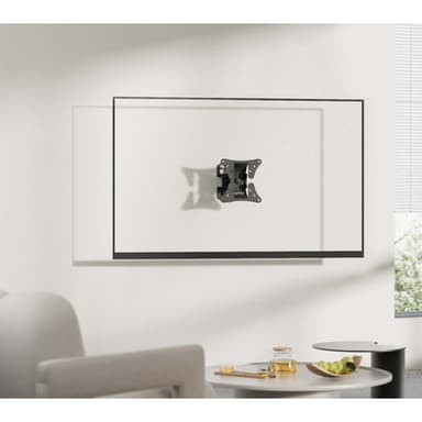 Manhattan Pivoting Wall Mount for TV & Monitors (Tilt and Swivel), For screens 13" to 27", VESA compatibility: all between 75x75mm and 100x100mm - check the dimensions of the four mounting holes on back of screen to ensure it fits, Single Stud Bracket, Max 30kg view 6