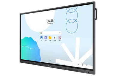 Samsung WA65D interactive whiteboard 165.1 cm (65") 3840 x 2160 pixels Touchscreen Grey view 2